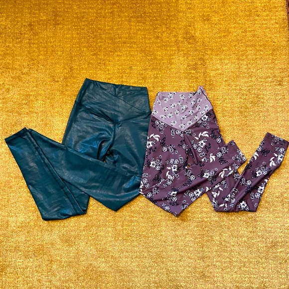 aerie crackle crossover waist leggings - Picture 10 of 10